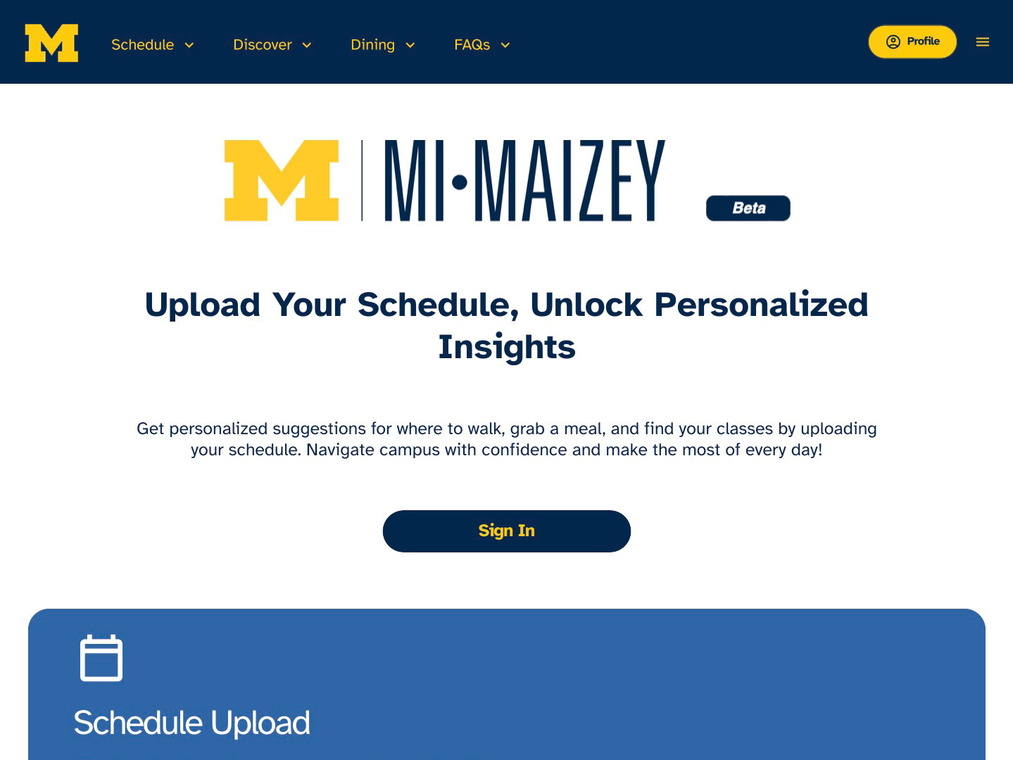 MI Maizey redesign cover