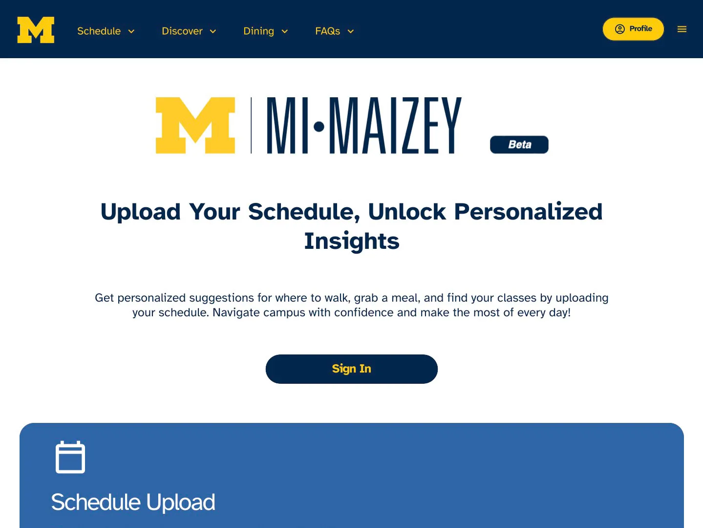 MI Maizey redesign cover